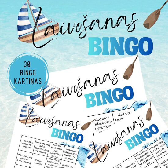 Laivošanas BINGO, digitāls PDF fails
